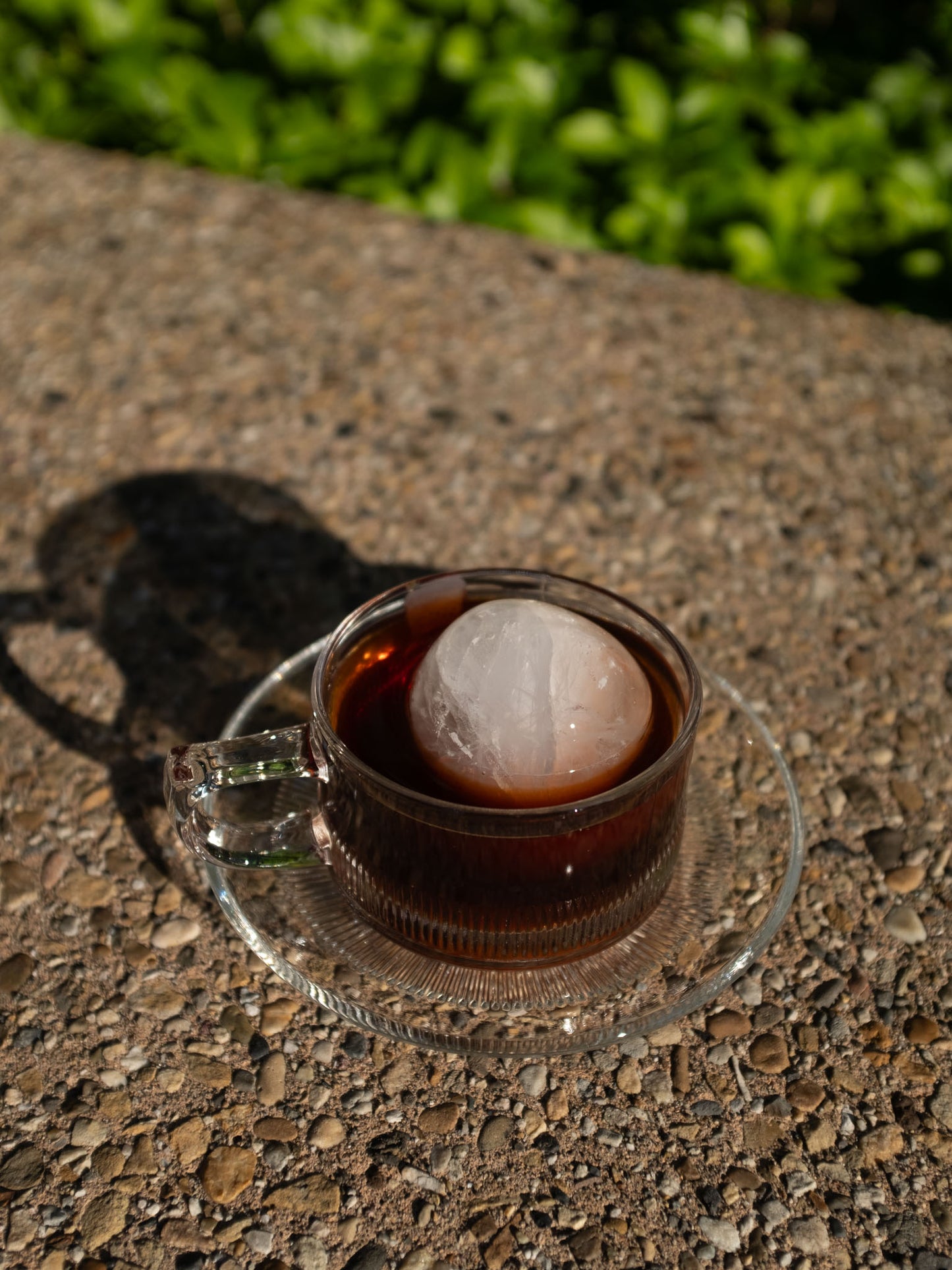 HIROTA Showa Style Coffee Cup & Saucer - Clear