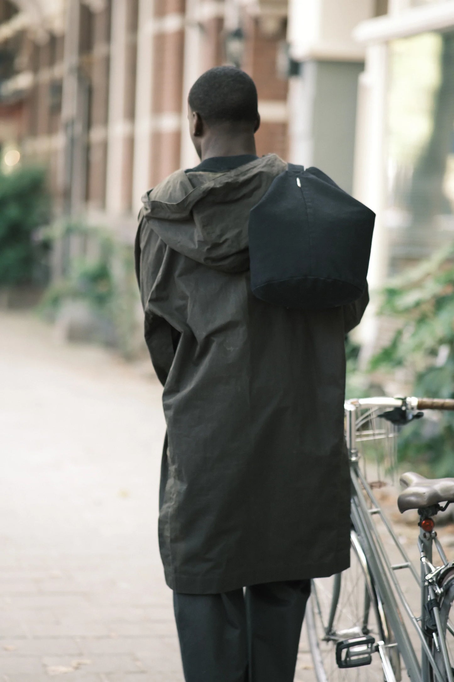 7115 by Szeki Unisex Waxed  Forest Jacket - Deep Olive