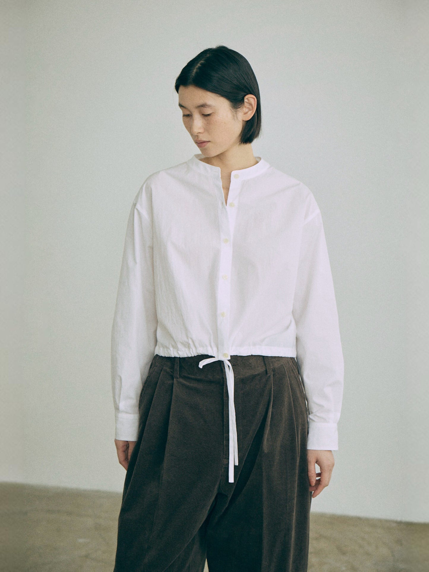 Nicholson & Nicholson Lucy Washed Cotton Blouse - White