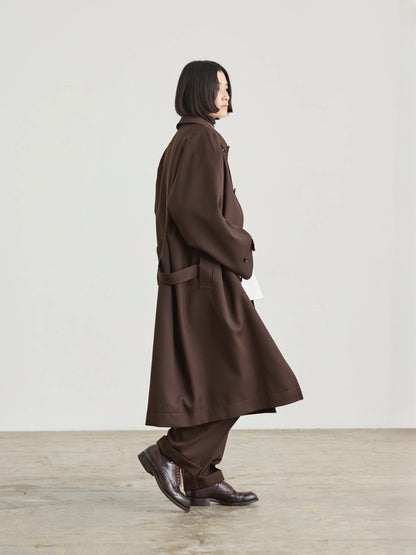 Nicholson & Nicholson Figaro Wool Coat - Brown