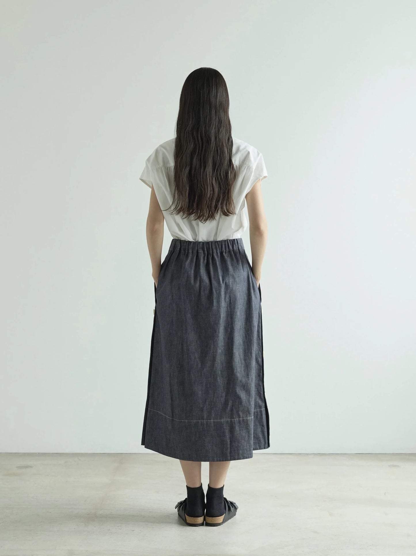 Nicholson & Nicholson Ship Denim Skirt - Indigo