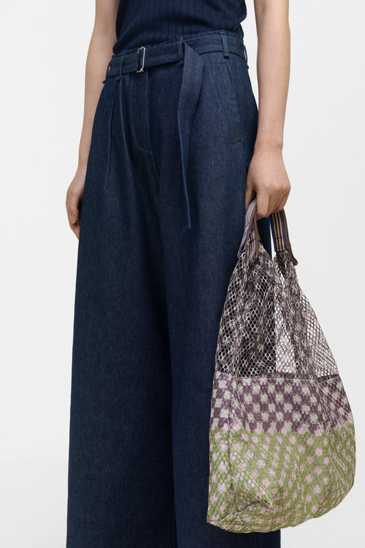 SS26 ÉPICE Paris Elziver Triangle S2638 Bag - Moss