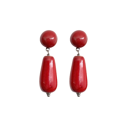 Arriving Soon: Blanca Olmos El Rocío Earrings - Red