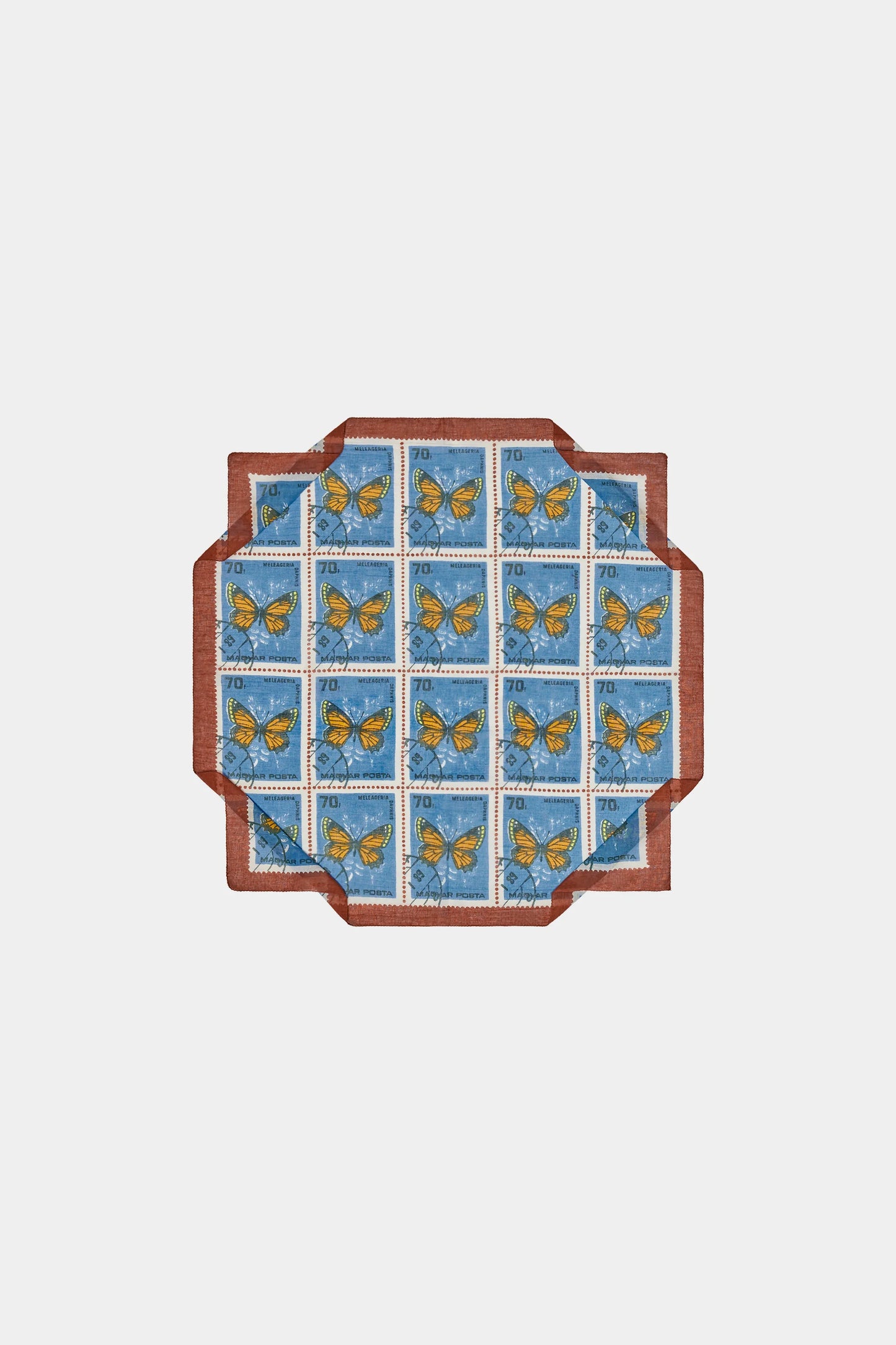 SS26 ÉPICE Paris Square Scarf PS2664 - Sky