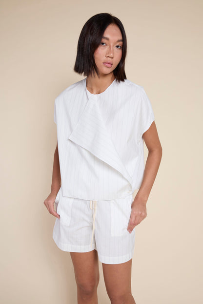 Francesca Marchisio Ribbon Stripe Top
