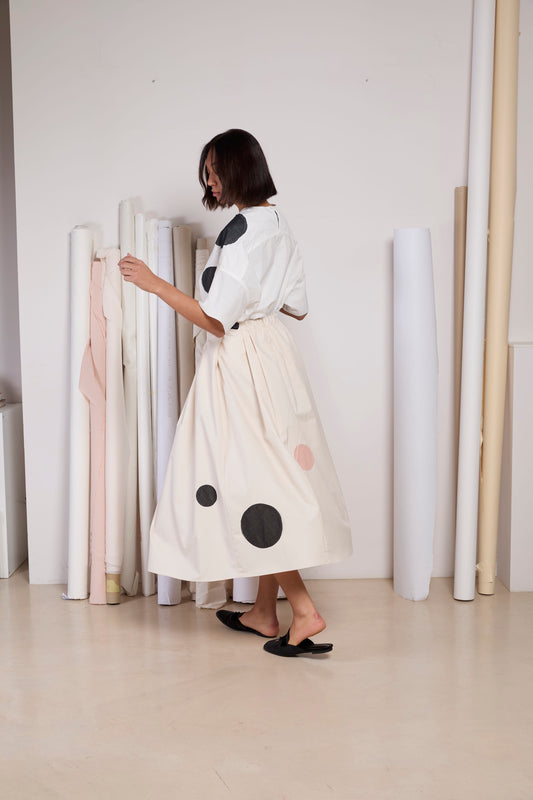 Francesca Marchisio Arrow Dot Skirt