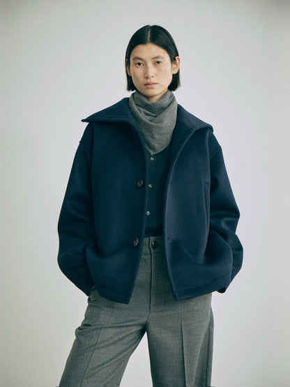 Nicholson & Nicholson My Sailor Wool Coat - Navy