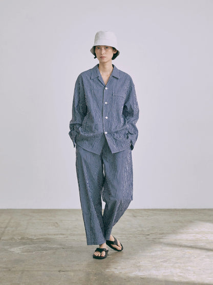 [Arriving Soon] Nicholson & Nicholson Rito-CC Pants - Navy Stripe