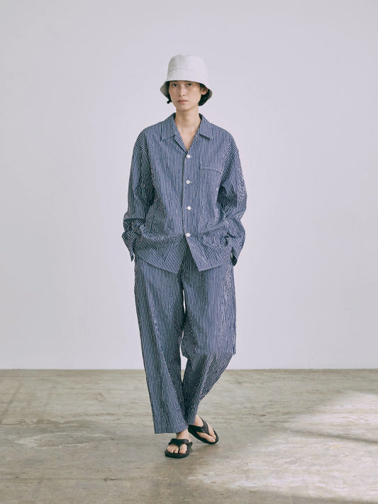 [Arriving Soon] Nicholson & Nicholson Rito-CC Pants - Navy Stripe