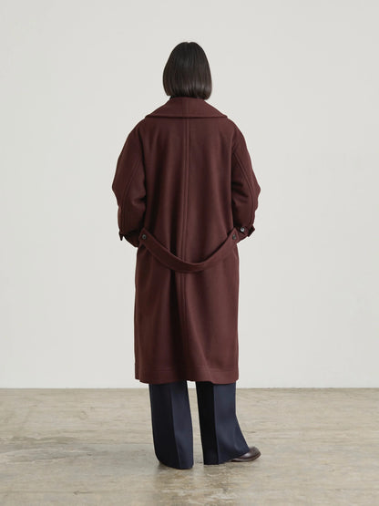 Nicholson & Nicholson Morris Wool Coat - Brown
