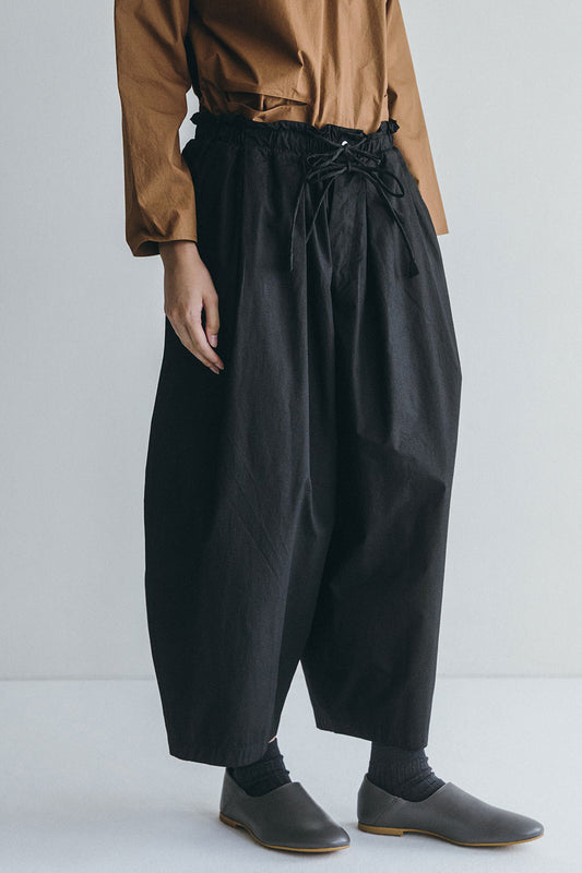 Fog Linen Work Anil Pants - Black
