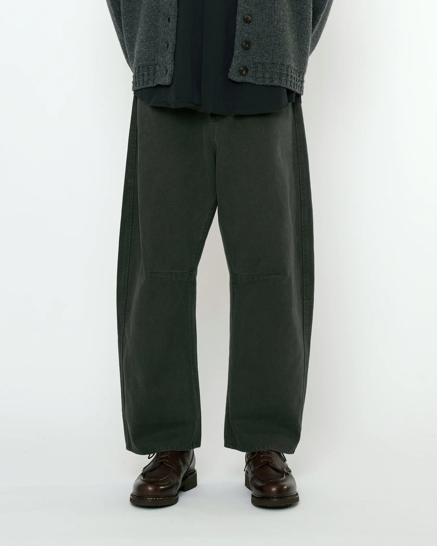 7115 by Szeki Unisex Curve Legged Work Trouser - Washed Black