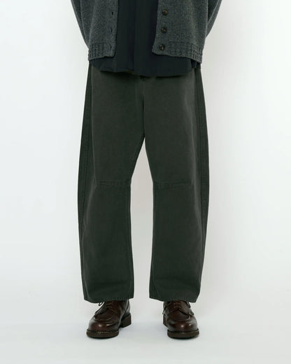 7115 by Szeki Unisex Curve Legged Work Trouser - Washed Black