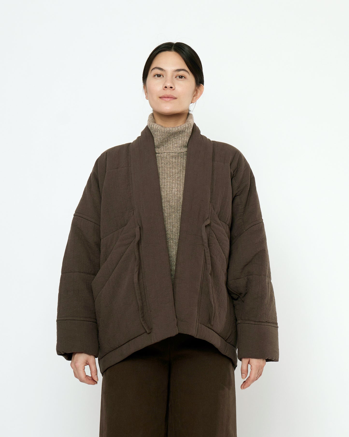 7115 by Szeki Unisex Signature Sumo Puffer - Textured Edition - Chalk Brown
