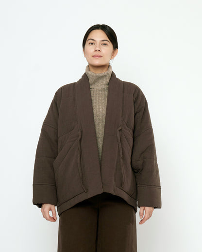7115 by Szeki Unisex Signature Sumo Puffer - Textured Edition - Chalk Brown
