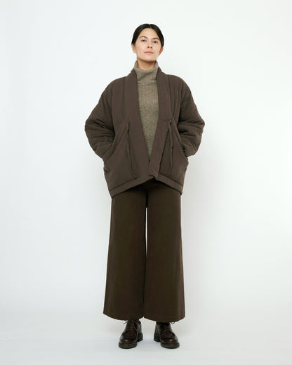7115 by Szeki Unisex Signature Sumo Puffer - Textured Edition - Chalk Brown