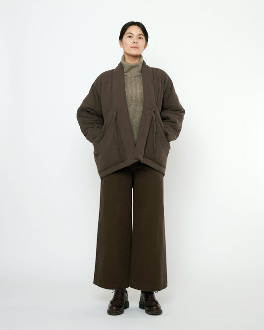 7115 by Szeki Unisex Signature Sumo Puffer - Textured Edition - Chalk Brown