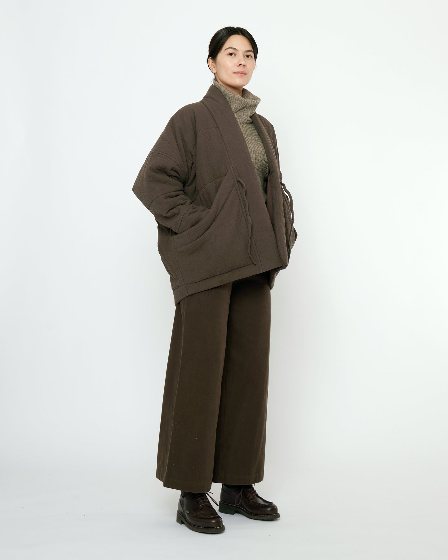 7115 by Szeki Unisex Signature Sumo Puffer - Textured Edition - Chalk Brown
