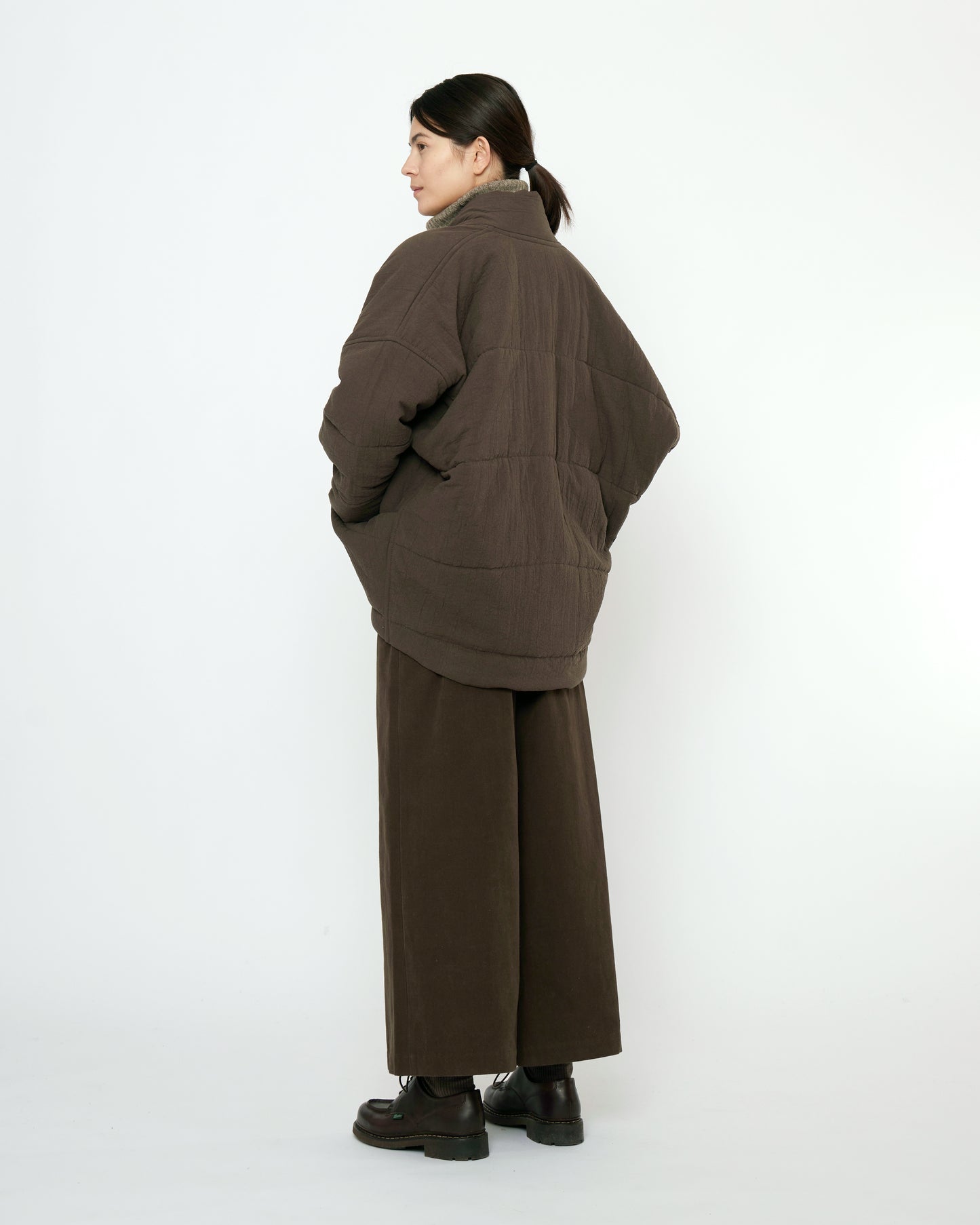 7115 by Szeki Unisex Signature Sumo Puffer - Textured Edition - Chalk Brown