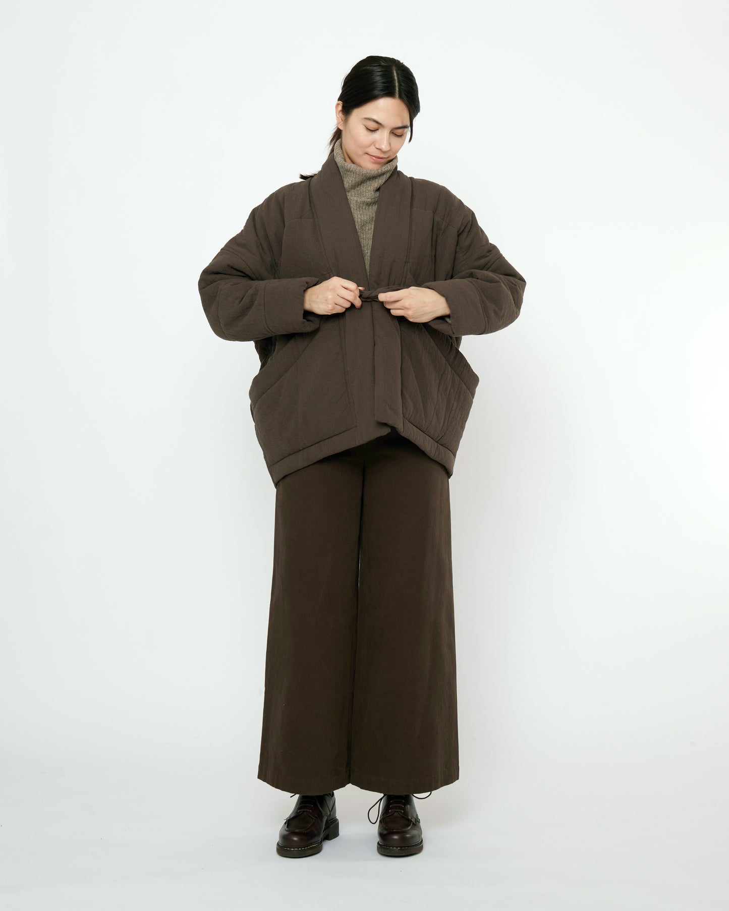 7115 by Szeki Unisex Signature Sumo Puffer - Textured Edition - Chalk Brown