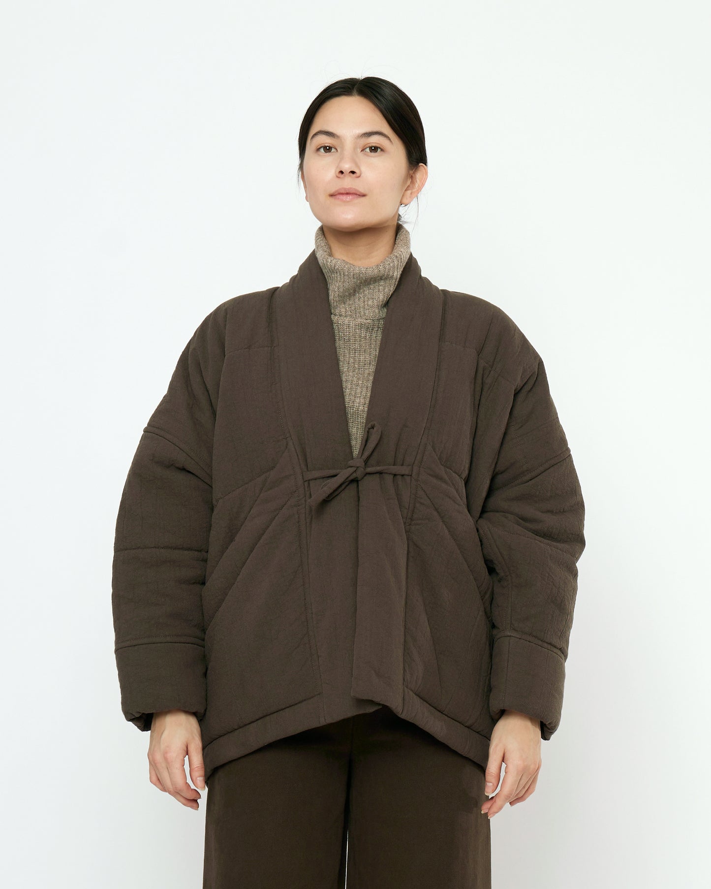 7115 by Szeki Unisex Signature Sumo Puffer - Textured Edition - Chalk Brown