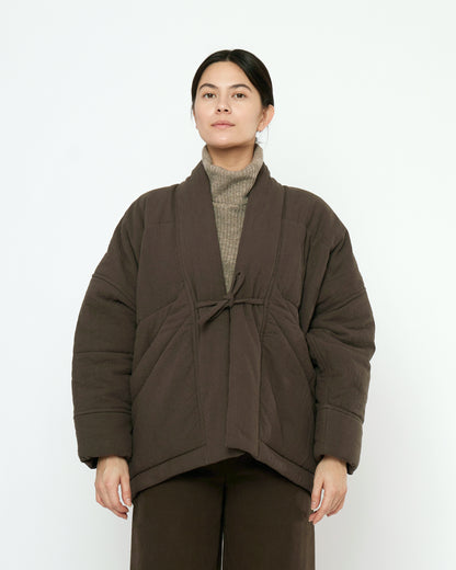 7115 by Szeki Unisex Signature Sumo Puffer - Textured Edition - Chalk Brown