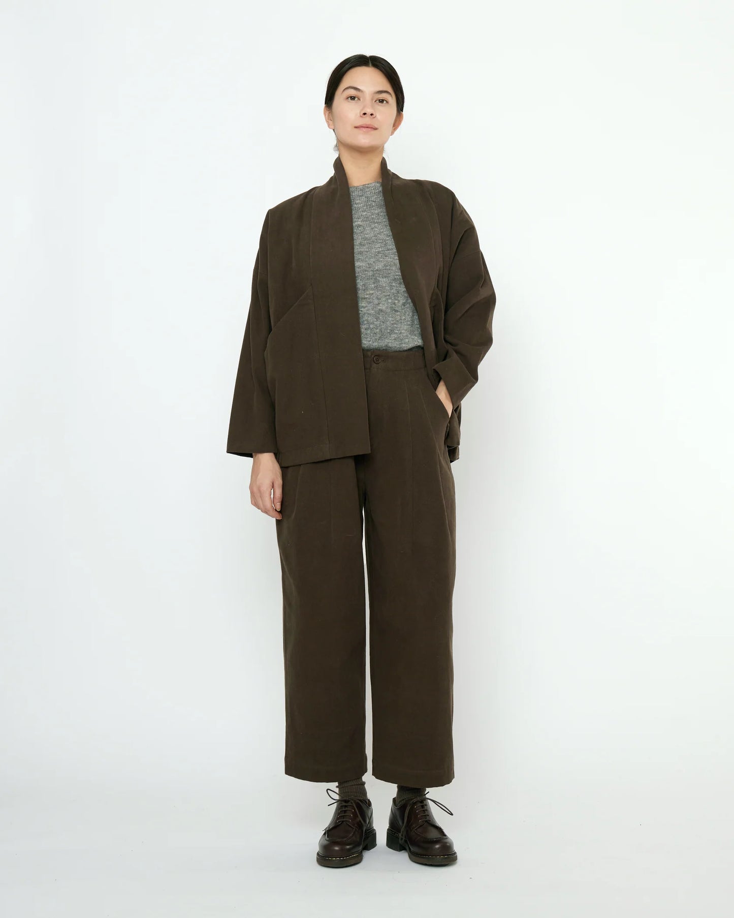7115 by Szeki Unisex Signature Sumo Jacket - Fall Edition - Taupe Brown