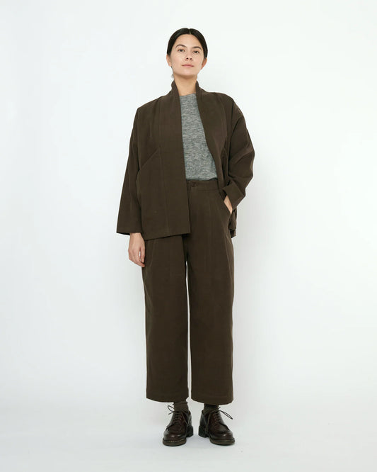 7115 by Szeki Unisex Signature Sumo Jacket - Fall Edition - Taupe Brown
