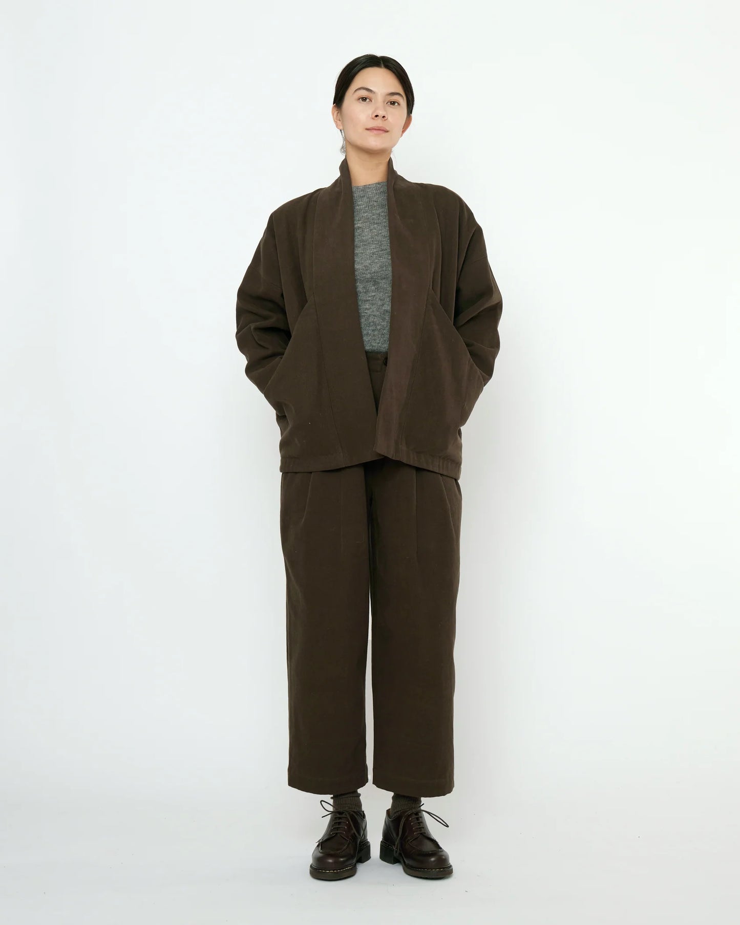7115 by Szeki Unisex Signature Sumo Jacket - Fall Edition - Taupe Brown