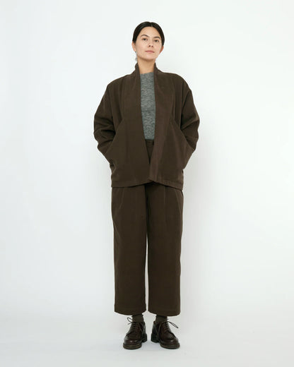 7115 by Szeki Unisex Signature Sumo Jacket - Fall Edition - Taupe Brown