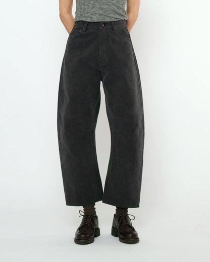 7115 by Szeki Unisex Curve Legged Work Trouser - Washed Black