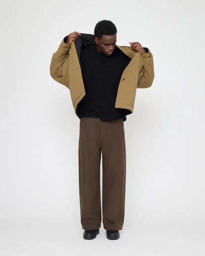 7115 by Szeki Unisex Reversible Padded Blazer - Charcoal & Tan