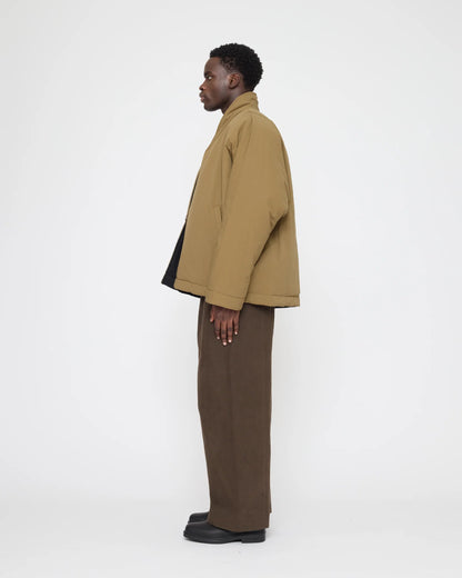 7115 by Szeki Unisex Reversible Padded Blazer - Charcoal & Tan