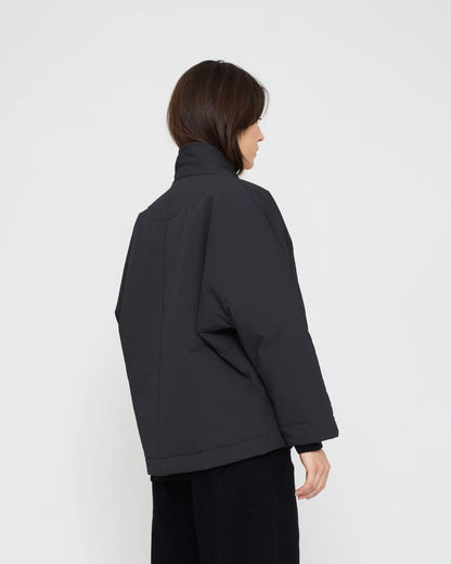7115 by Szeki Unisex Reversible Padded Blazer - Charcoal & Tan