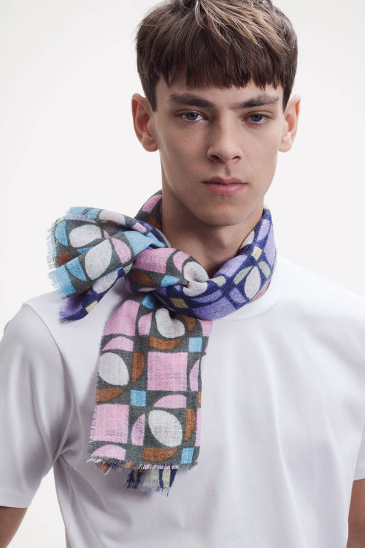 ÉPICE Paris Square Scarf GW2564 - A Lavender