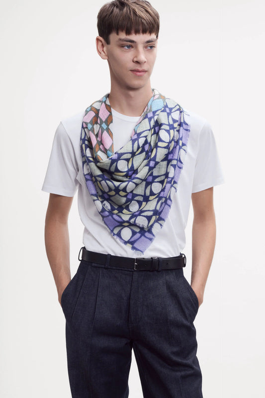 ÉPICE Paris Square Scarf GW2564 - A Lavender