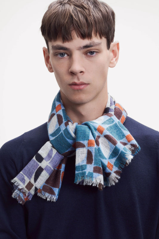 ÉPICE Paris Square Scarf GW2564 - E Stone