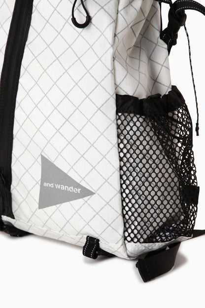 And Wander ECOPAK 18L Backpack - Off-white