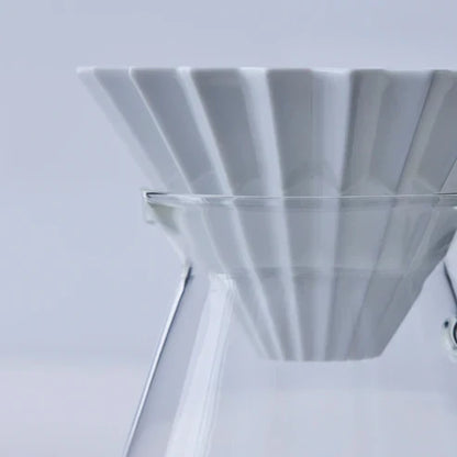 Origami x Hario Glass Coffee Server