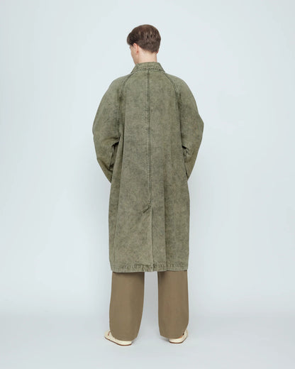 7115 by Szeki Fall Duster - Spotted Washed Olive