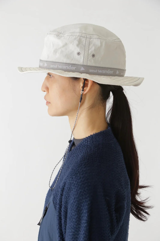 And Wander Tape Bucket Hat - Off-white