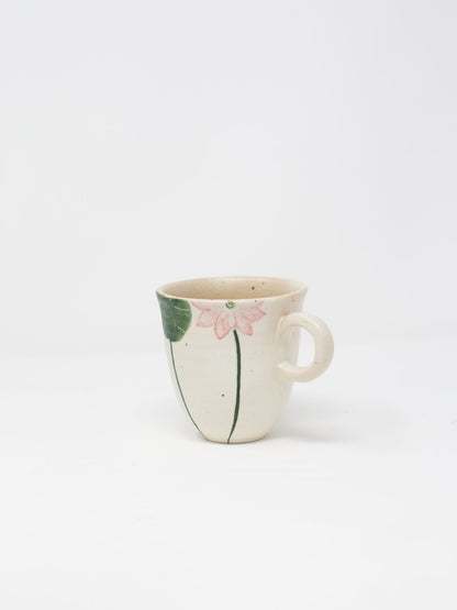 Pink Lotus Mug by Momoko Otani （大谷桃子）