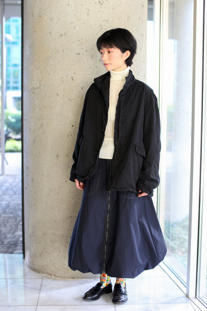 Veritecoeur Garment-dye Trench Coat - Black