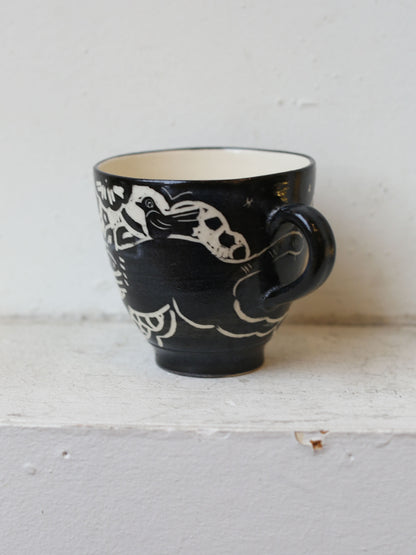 [No. 10] Cat Mug by Misao Yajima 矢島操