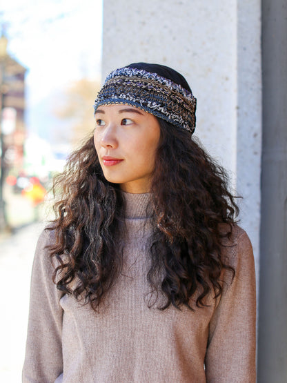 M. & Kyoko Headband - Charcoal