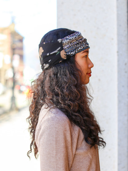 M. & Kyoko Headband - Charcoal