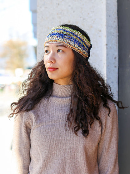 M. & Kyoko Headband - Black/Red/Blue