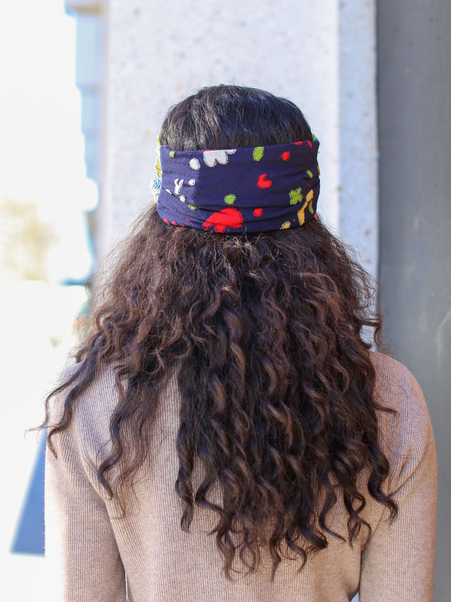 M. & Kyoko Headband - Black/Red/Blue