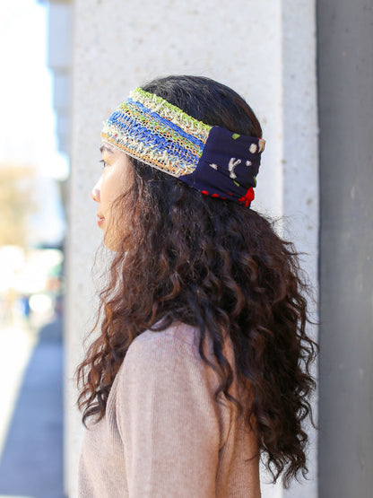 M. & Kyoko Headband - Black/Red/Blue