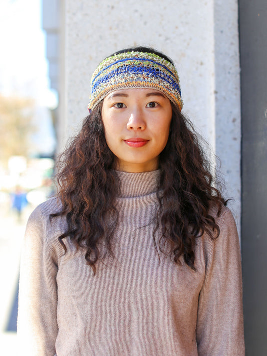 M. & Kyoko Headband - Blue